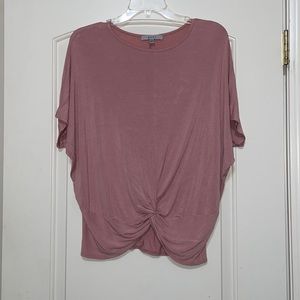 Pink knot blouse